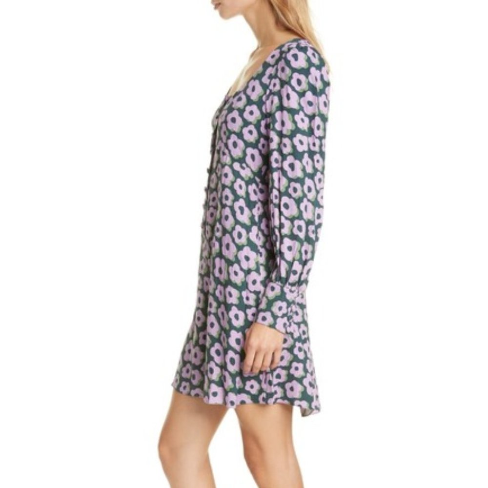 Kate Spade Flaire Flora Fluid Mini Dress NWT - Picture 4 of 6